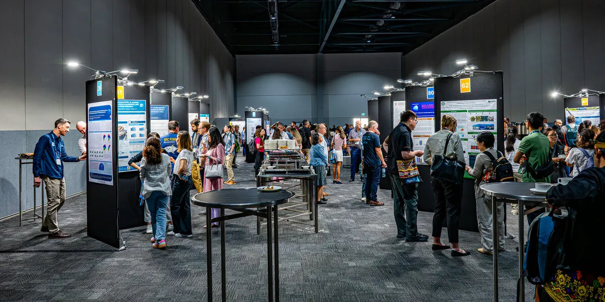 Poster session at ISFNF 2026 in Darwin